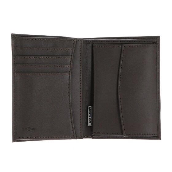 oxmox Leather Portfel Ochrona RFID Skóra 10 cm