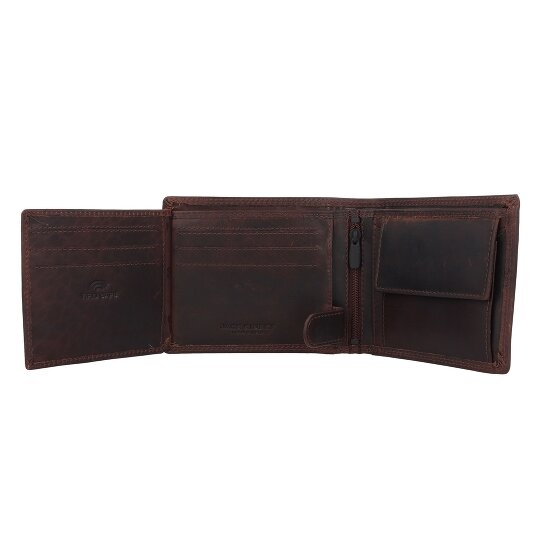 Jack Kinsky Monterey Portfel Ochrona RFID Skórzany 13 cm