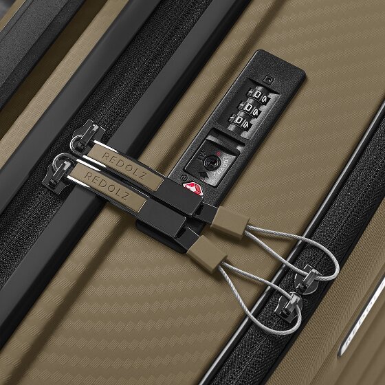 Redolz Essentials 17 4-kołowy wózek kabinowy 55 cm z miękką kieszenią na laptopa