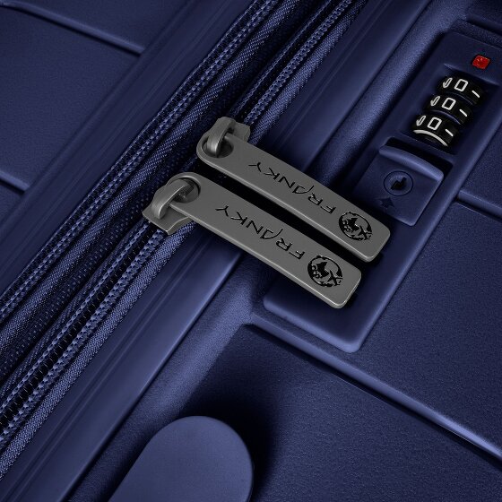 Franky London 4 kółka Walizka M 65 cm z plisą rozprężną