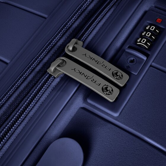 Franky London 4 kółka Walizka M 65 cm z plisą rozprężną