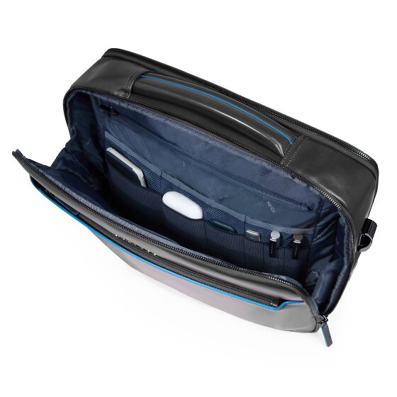 Piquadro Blue Square Teczka Skórzany 39 cm Komora na laptopa