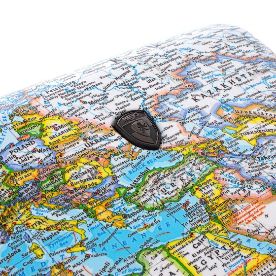 Heys Black Camo 4 kółka Zestaw walizek 3-części z plisą rozprężną