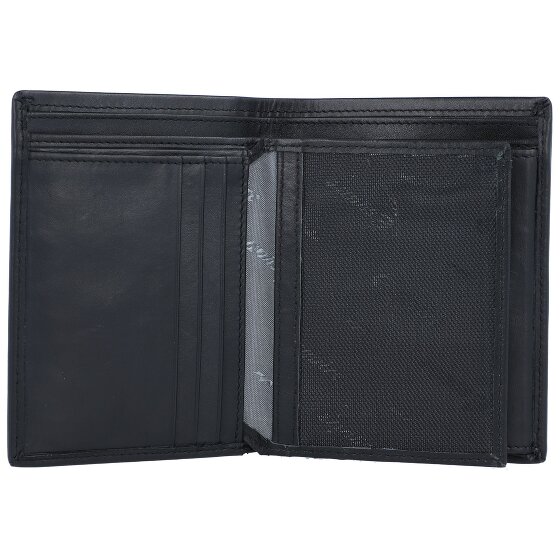 Esquire Nowy jedwabno-skórzany portfel 9 cm