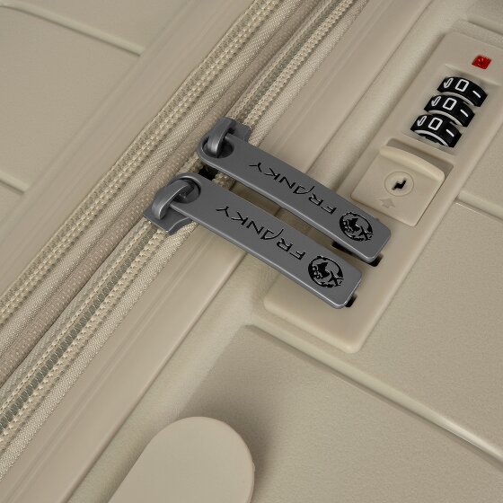 Franky London 4 kółka Walizka M 65 cm z plisą rozprężną