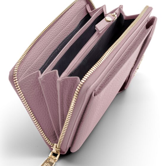 Lazarotti Skórzane etui na telefon komórkowy Bologna z zamkiem błyskawicznym 19 cm