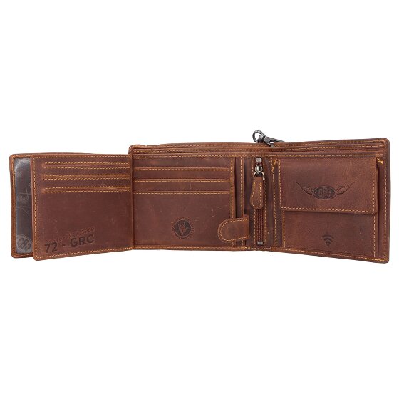 Greenburry Racing Collection Dallas Wallet RFID Leather 12,5 cm