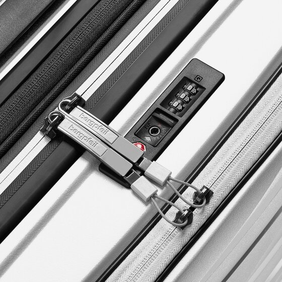 Bergpfeil Travel 4 kółka Walizka kabinowy 55 cm Komora na laptopa z plisą rozprężną