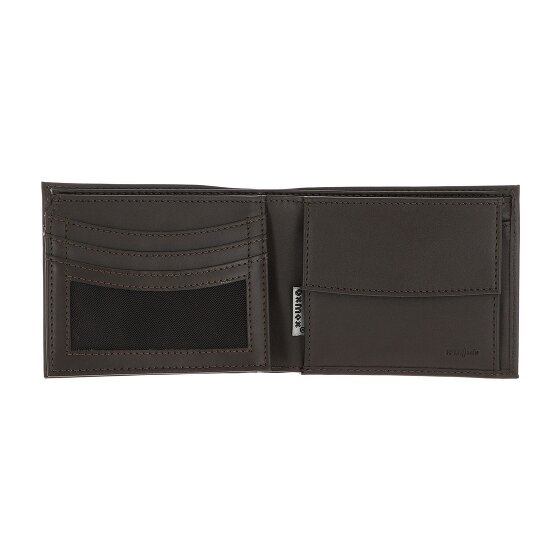 oxmox Leather Portfel Ochrona RFID Skóra 10 cm