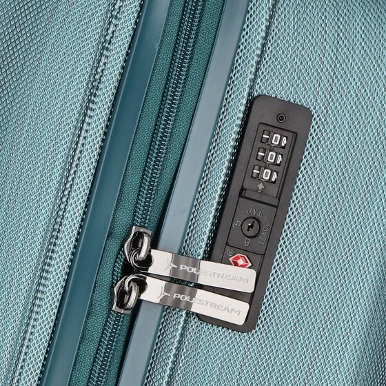 Polestream Moonrock 4 kółka Walizka kabinowy S 55 cm z plisą rozprężną