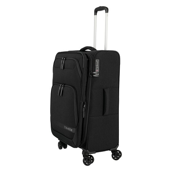 Travelite Kick Off 4 kółka Walizka M 67 cm z funkcją poszerzenia