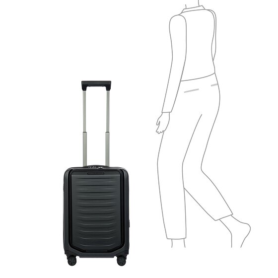 Porsche Design Roadster 4 kółka Walizka kabinowy S 55 cm Komora na laptopa z plisą rozprężną