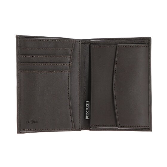 oxmox Leather Portfel Ochrona RFID Skóra 10 cm