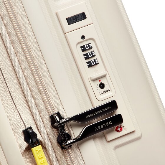 Delsey Paris Lutece 4 kółka Walizka kabinowa 55 cm z funkcją poszerzenia