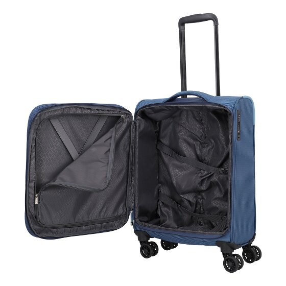 Travelite Corsiica 4 kółka Walizka kabinowy S 55 cm z plisą rozprężną