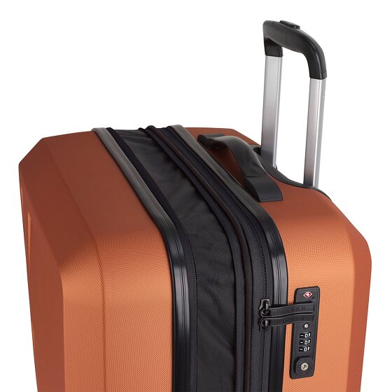 Gabol Montreal 4 kółka Walizka kabinowy S 55 cm z plisą rozprężną