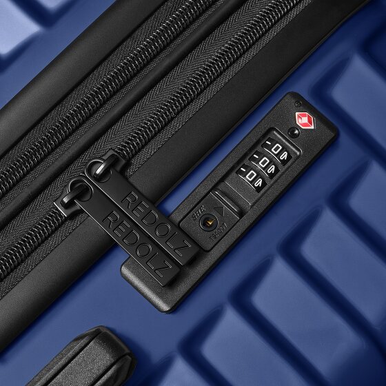 Redolz Essentials 18 4 kółka Zestaw walizek 3-części z plisą rozprężną