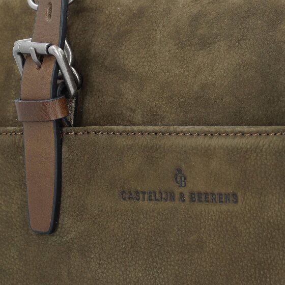 Castelijn & Beerens Nubuck Torba na ramię Skóra 40 cm Komora na laptopa