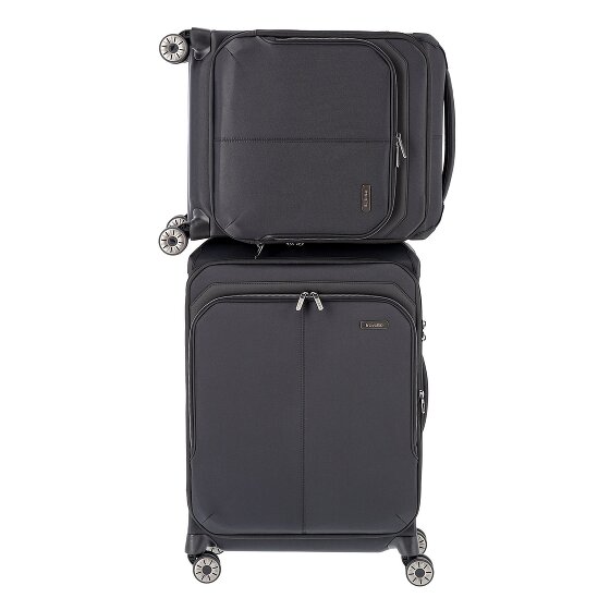 Travelite Priima 4 kółka Walizka kabinowy 55 cm z plisą rozprężną