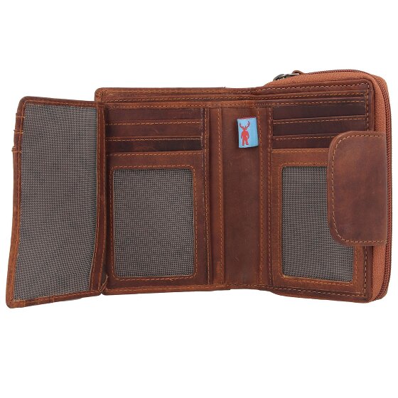 Jack Kinsky Monterey Portfel Ochrona RFID Skórzany 10 cm