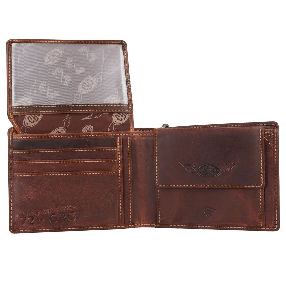 Greenburry Racing Collection Darlington Wallet RFID Leather 12 cm