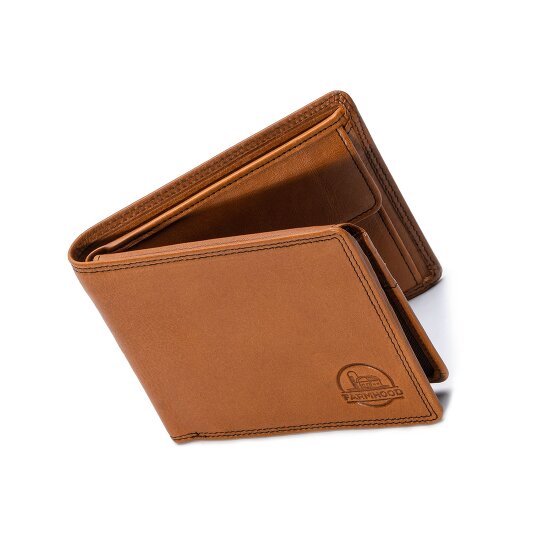 Farmhood Memphis Portfel Ochrona RFID Skórzany 12.5 cm