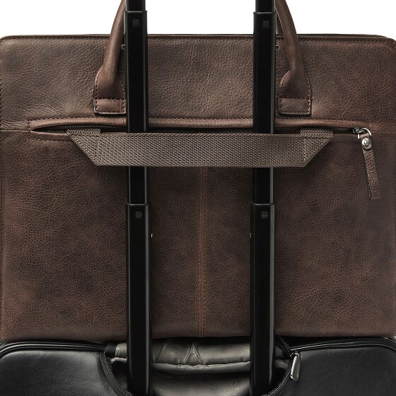 Castelijn & Beerens Carisma Shopper Bag Ochrona RFID Skórzany 41 cm Komora na laptopa