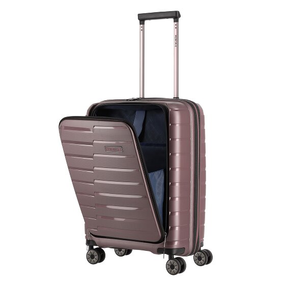 Travelite Air Base 4 kółka Walizka kabinowa 55 cm Komora na laptopa