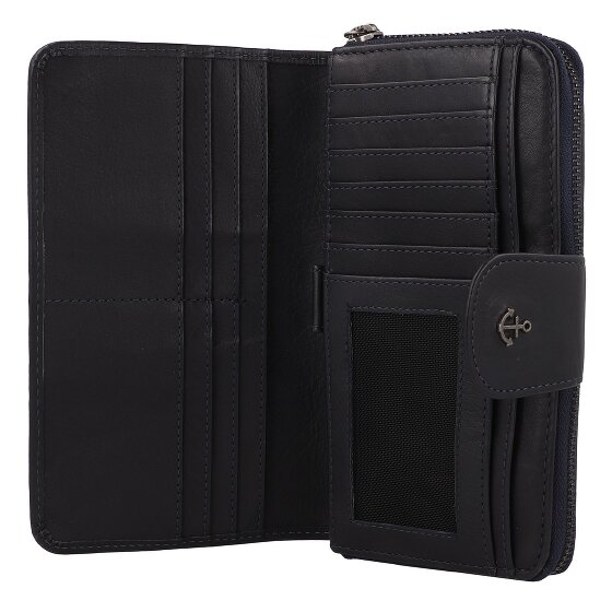 Harbour 2nd Anchor Love Felina Portfel Ochrona RFID Skórzany 19 cm