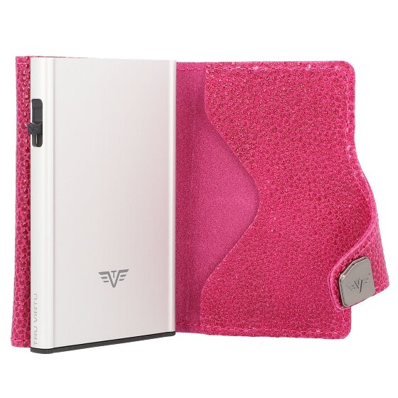 Tru Virtu Etui na karty kredytowe Click & Slide Portfel RFID Skóra 6,5 cm