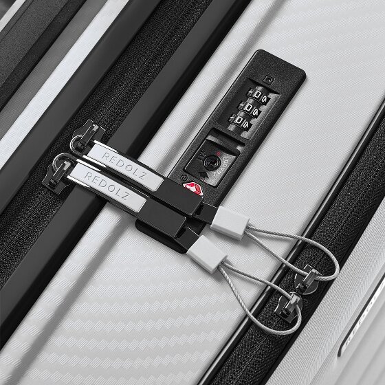 Redolz Essentials 17 4-kołowy wózek kabinowy 55 cm z miękką kieszenią na laptopa