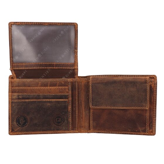 Greenburry Portfel vintage z wytłoczoną rybą 12 cm