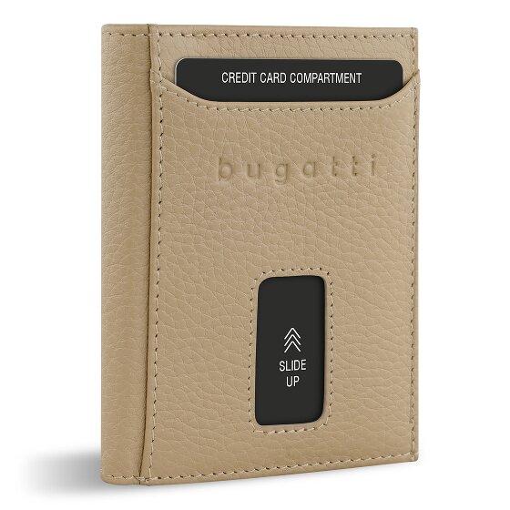 bugatti Secure Slim Portfel Ochrona RFID Skórzany 8 cm