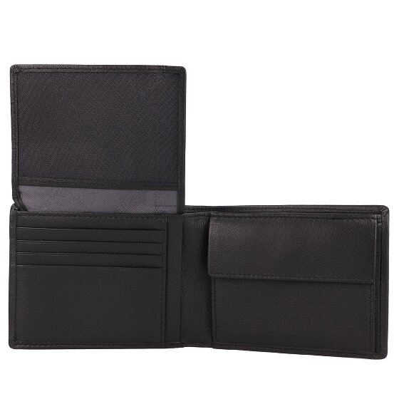 Braun Büffel Hannes Portfel Ochrona RFID Skórzany 12 cm