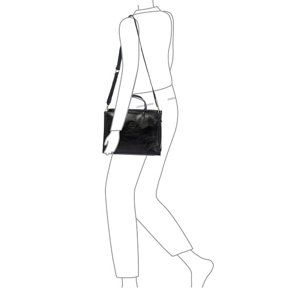 Bric's Volterra Shopper Bag S Skórzany 35 cm Komora na laptopa