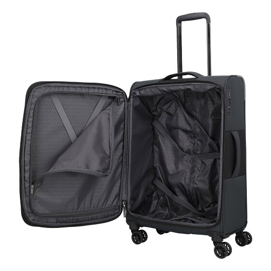 Travelite Corsiica 4 kółka Walizka M 67 cm z plisą rozprężną