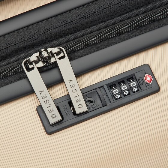Delsey Paris Air Armour 4 kółka Zestaw walizek 3-części z funkcją poszerzenia