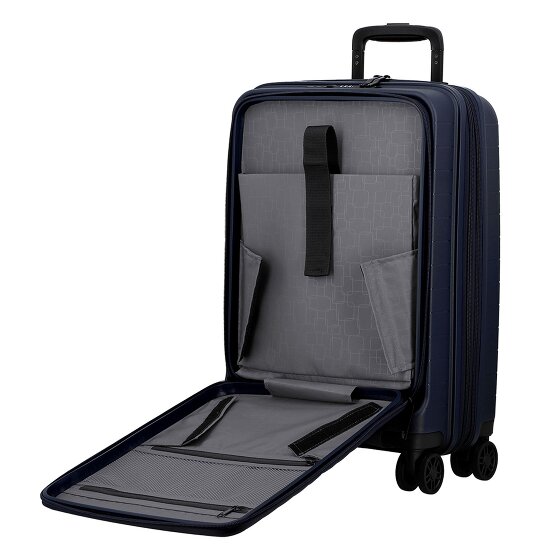 Jump Striper 4 kółka Walizka kabinowy 55 cm z plisą rozprężną