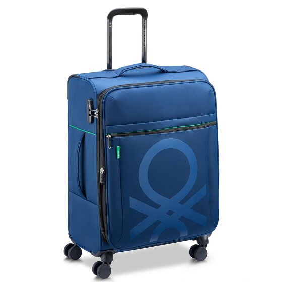 Delsey Paris x United Colors of Benetton Colour Bock 4-kołowy wózek 67 cm z elastycznym składaniem