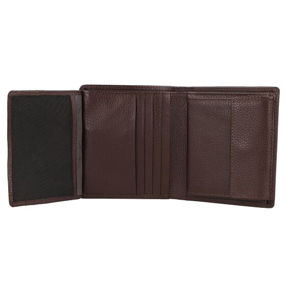 Braun Büffel Prato Portfel Ochrona RFID Skórzany 9 cm