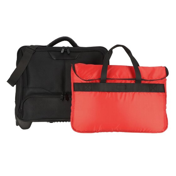 Dermata 2 kółka Walizka biznesowy 41 cm Komora na laptopa