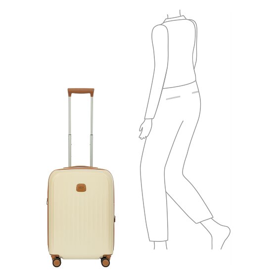 Bric's Taormina 4 kółka Walizka S 57 cm z plisą rozprężną