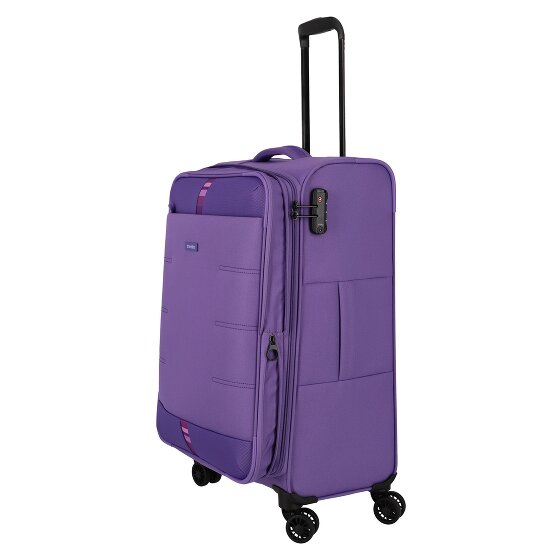 Travelite Rügen 4 kółka Zestaw walizek 3-części z plisą rozprężną
