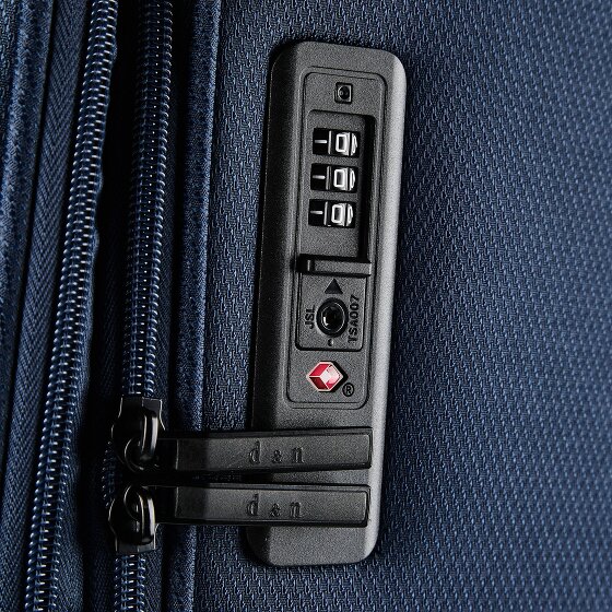 d&n Travel Line 9804 4 kółka Walizka L 78 cm z funkcją poszerzenia