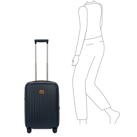 Bric's Taormina 4 kółka Walizka S 57 cm z plisą rozprężną