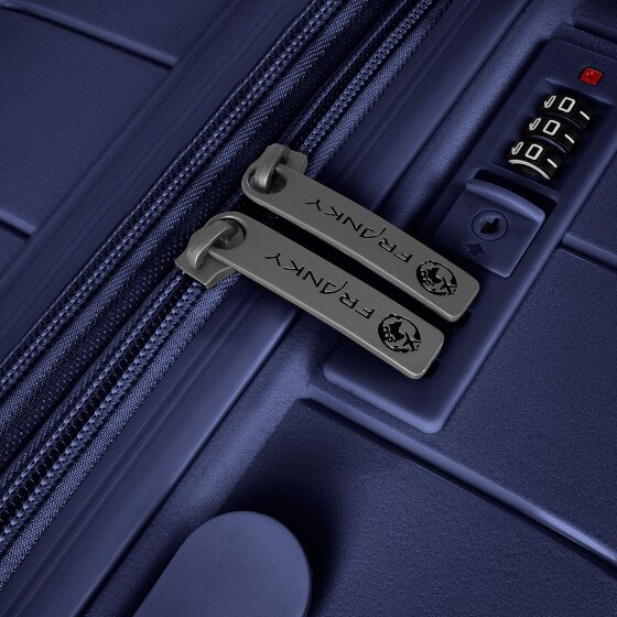 Franky London 4 kółka Zestaw walizek 3-części z plisą rozprężną