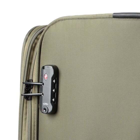 d&n Travel Line 9704 4 kółka Walizka L 78 cm z plisą rozprężną