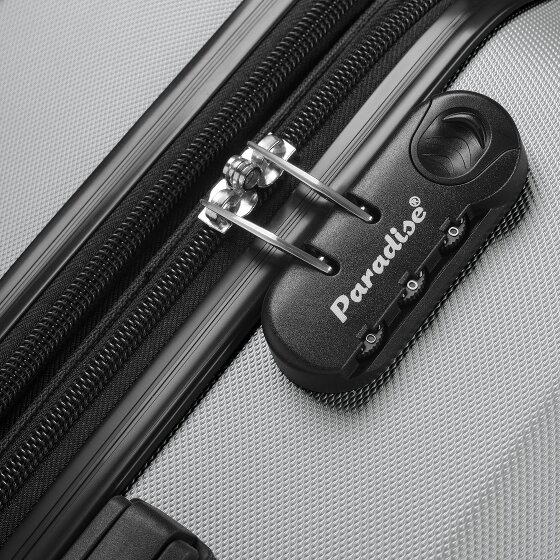 Check.In Paradise 2.0 4 kółka Walizka kabinowy S 55 cm z plisą rozprężną