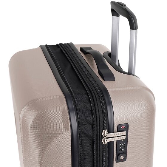 Gabol Ocean 4 kółka Walizka kabinowy 55 cm z plisą rozprężną