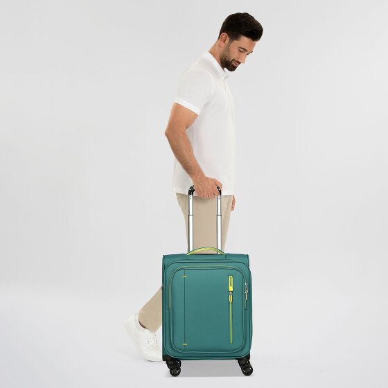 American Tourister Cloudrider 4 kółka Walizka kabinowy S 55 cm z plisą rozprężną
